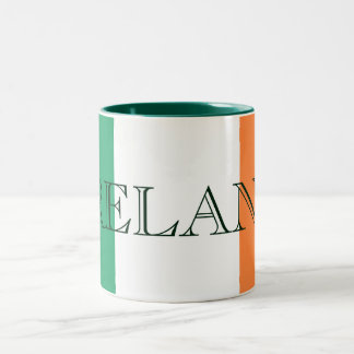 Caneca De Café Em Dois Tons Irish Flag Ireland