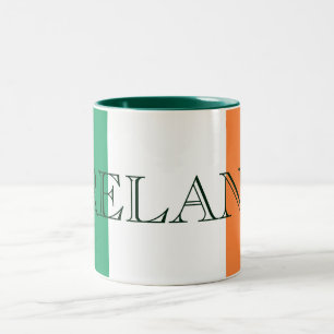 Caneca De Café Em Dois Tons Irish Flag Ireland mugcn