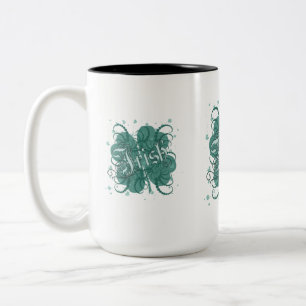 Caneca De Café Em Dois Tons Irlandês