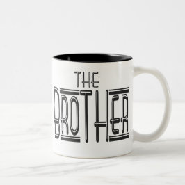 Caneca De Café Em Dois Tons Irmão Mug