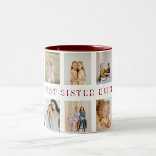 Caneca De Café Em Dois Tons Irmãs Personalizadas Coffee Mug   Fotos personaliz