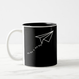 Caneca De Café Em Dois Tons Is limit the Sky voam céus