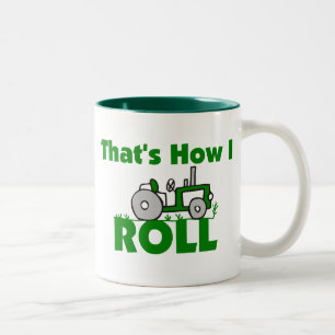 Caneca De Café Em Dois Tons Isso é como eu rolo