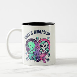 Caneca De Café Em Dois Tons Isso é o que está acontecendo Punk Love