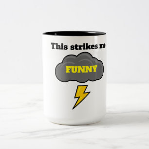 Caneca De Café Em Dois Tons Isso me deixa engraçado