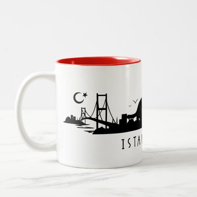 Caneca De Café Em Dois Tons Istambul Kittens Mug (Esquerda)