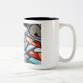 Caneca De Café Em Dois Tons Isto é fantástico cores com felicidade para a noit