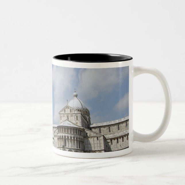 Caneca De Café Em Dois Tons Itália, Pisa. Torre de Pisa e (Direita)