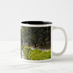 Caneca De Café Em Dois Tons Itália, Província de Lecco, Varenna. Villa Monaste