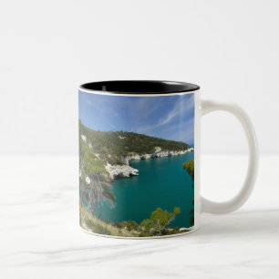 Caneca De Café Em Dois Tons Itália, Puglia, Promontório do Gargano, Testa