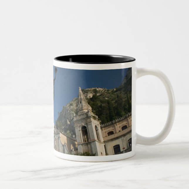 Caneca De Café Em Dois Tons ITÁLIA, Sicília, TAORMINA: Piazza iX Aprile, San (Direita)