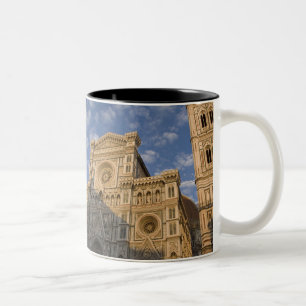 Caneca De Café Em Dois Tons Itália, Toscana, Florença. O Duomo.