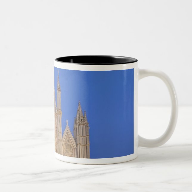 Caneca De Café Em Dois Tons Itália, Umbria, Orvieto, Catedral de Orvieto (Direita)