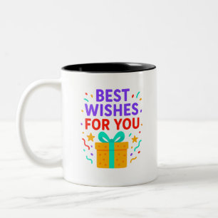 Caneca De Café Em Dois Tons Item de presente perfeito para aniversário, festa 