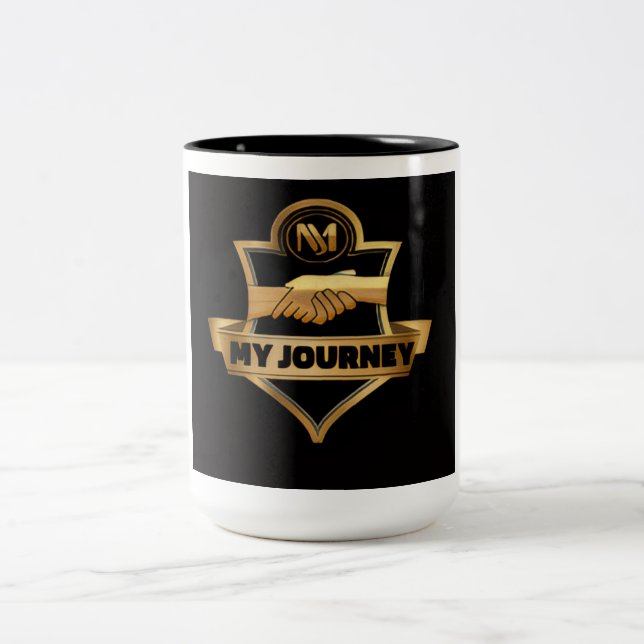 Caneca De Café Em Dois Tons Its My Journey Coffee Mug (Centro)