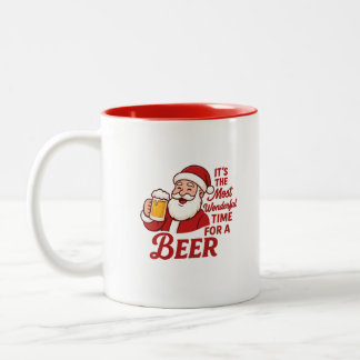 Caneca De Café Em Dois Tons It's the Most Wonderful Time for a Beer Mug