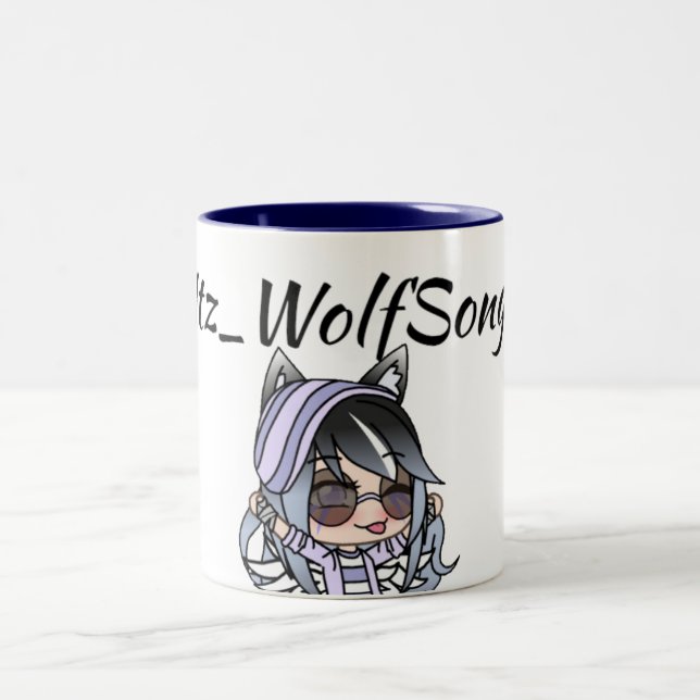 Caneca De Café Em Dois Tons Itz_WolfSong (Centro)