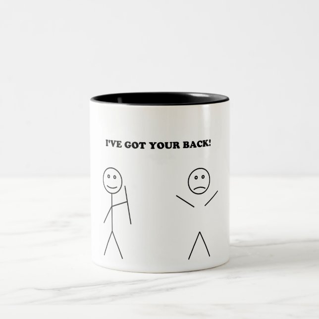 Caneca De Café Em Dois Tons I've obteve sua parte traseira (Centro)