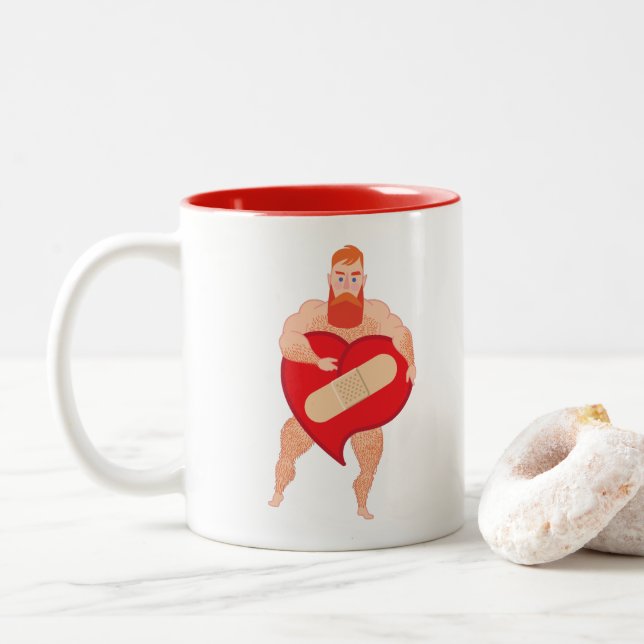 Caneca De Café Em Dois Tons Ivo Curassaum (Com Donut)