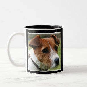 Caneca De Café Em Dois Tons Jack Russell Terrier Customizable Mug