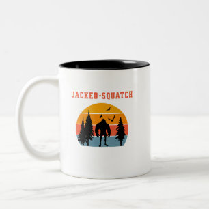 Caneca De Café Em Dois Tons Jacked-Squatch