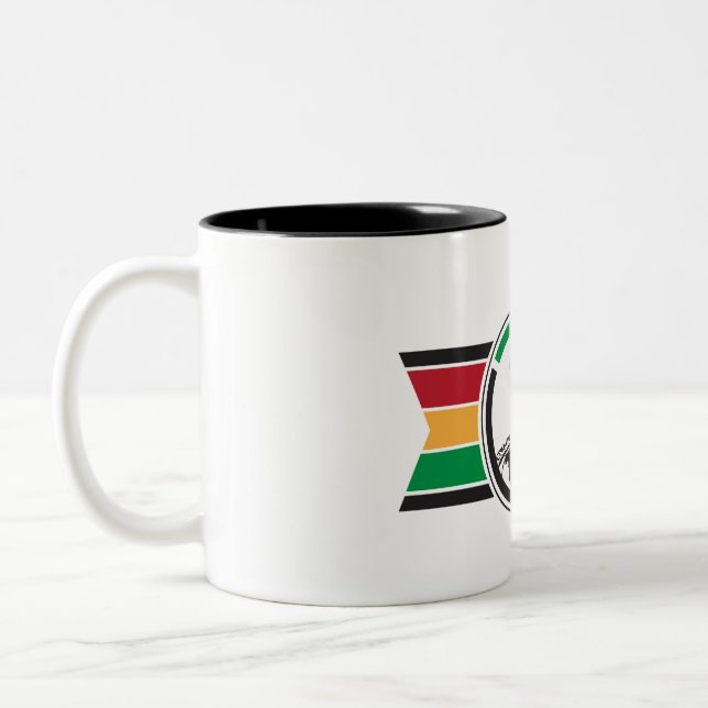Caneca De Café Em Dois Tons Jah (Esquerda)