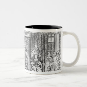 Caneca De Café Em Dois Tons James mim de Inglaterra na corte