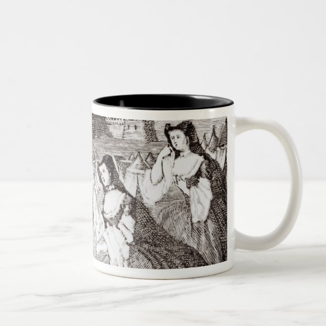 Caneca De Café Em Dois Tons James Quin como Coriolanus (Direita)