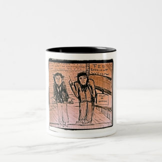 Caneca De Café Em Dois Tons Janela de Desconto da FED