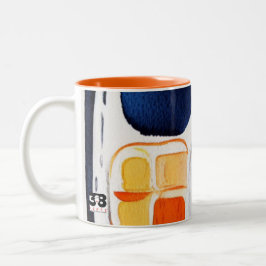 Caneca De Café Em Dois Tons JANTO de TV Mug