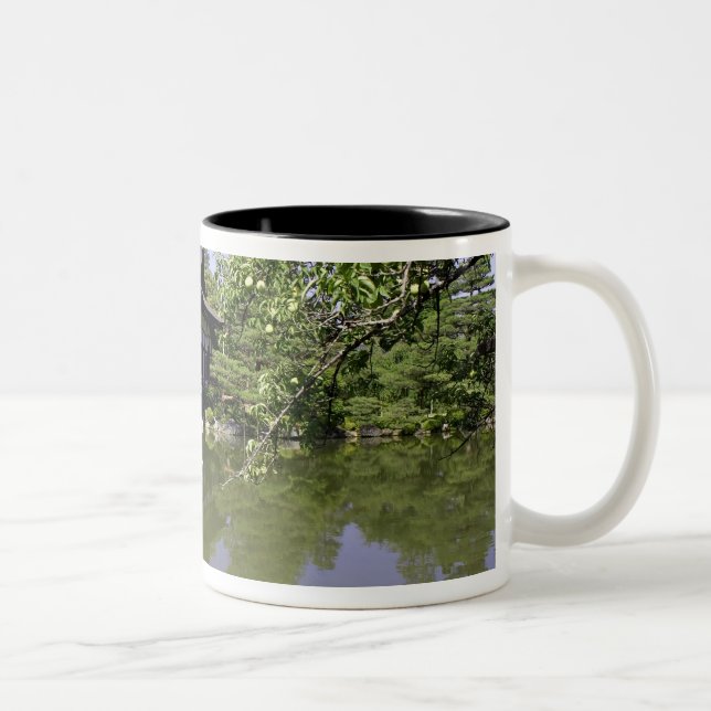 Caneca De Café Em Dois Tons Japão, Kyoto, Jardim Japonês do Santuário Heiano (Direita)