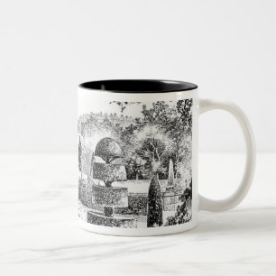 Caneca De Café Em Dois Tons Jardim Ballimore do terraço, Argyle, dos Maws de