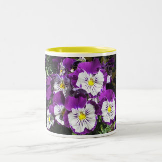 Caneca De Café Em Dois Tons Jardim do amor perfeito