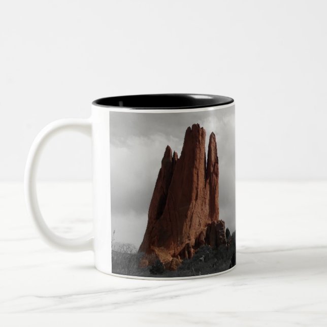 Caneca De Café Em Dois Tons Jardim do deus (Esquerda)