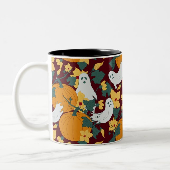 Caneca De Café Em Dois Tons Jardim Fantástico (Esquerda)