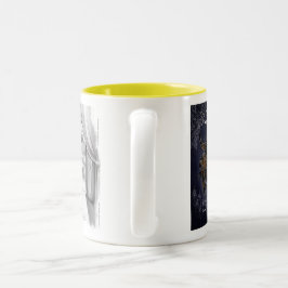 Caneca De Café Em Dois Tons Jardim Feliz do Monstro