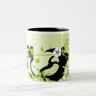 Caneca De Café Em Dois Tons Jardim urbano 1
