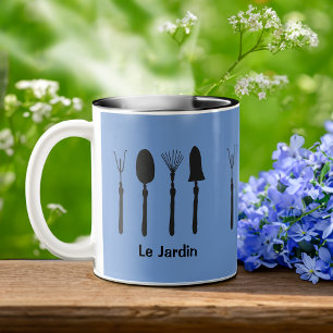 Caneca De Café Em Dois Tons Jardins Franceses