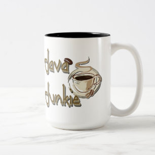 Caneca De Café Em Dois Tons Java Junkie Coffee Lovers