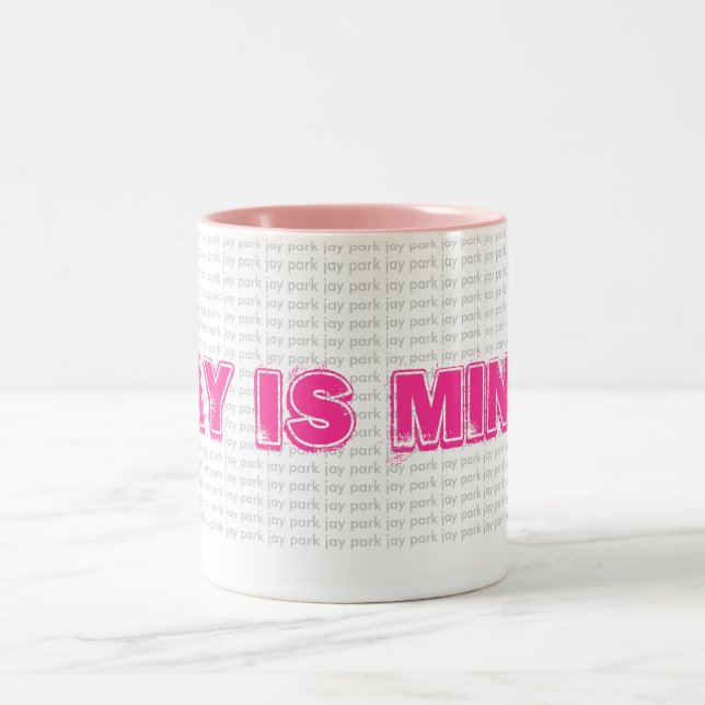 Caneca De Café Em Dois Tons Jay é meu! (Centro)