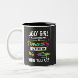 Caneca De Café Em Dois Tons Jay Girl não comete erro
