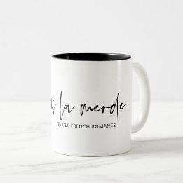 Caneca De Café Em Dois Tons Je Suis La Merde mug