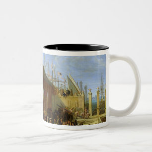 Caneca De Café Em Dois Tons Jean-Baptiste Colbert Marquês de Seignelay