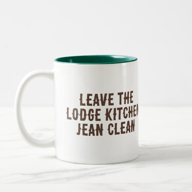 Caneca De Café Em Dois Tons Jean Clean Mug (Esquerda)
