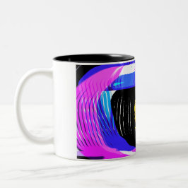 Caneca De Café Em Dois Tons Jellyfish wave fun