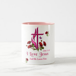 Caneca De Café Em Dois Tons Jesus