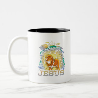 Caneca De Café Em Dois Tons Jesus