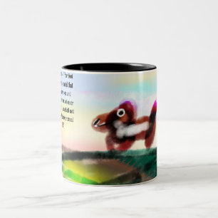 Caneca De Café Em Dois Tons Jesus aqui conosco