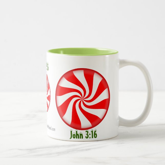 Caneca De Café Em Dois Tons Jesus de Natal (Direita)