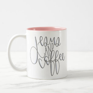 Caneca De Café Em Dois Tons Jesus e café